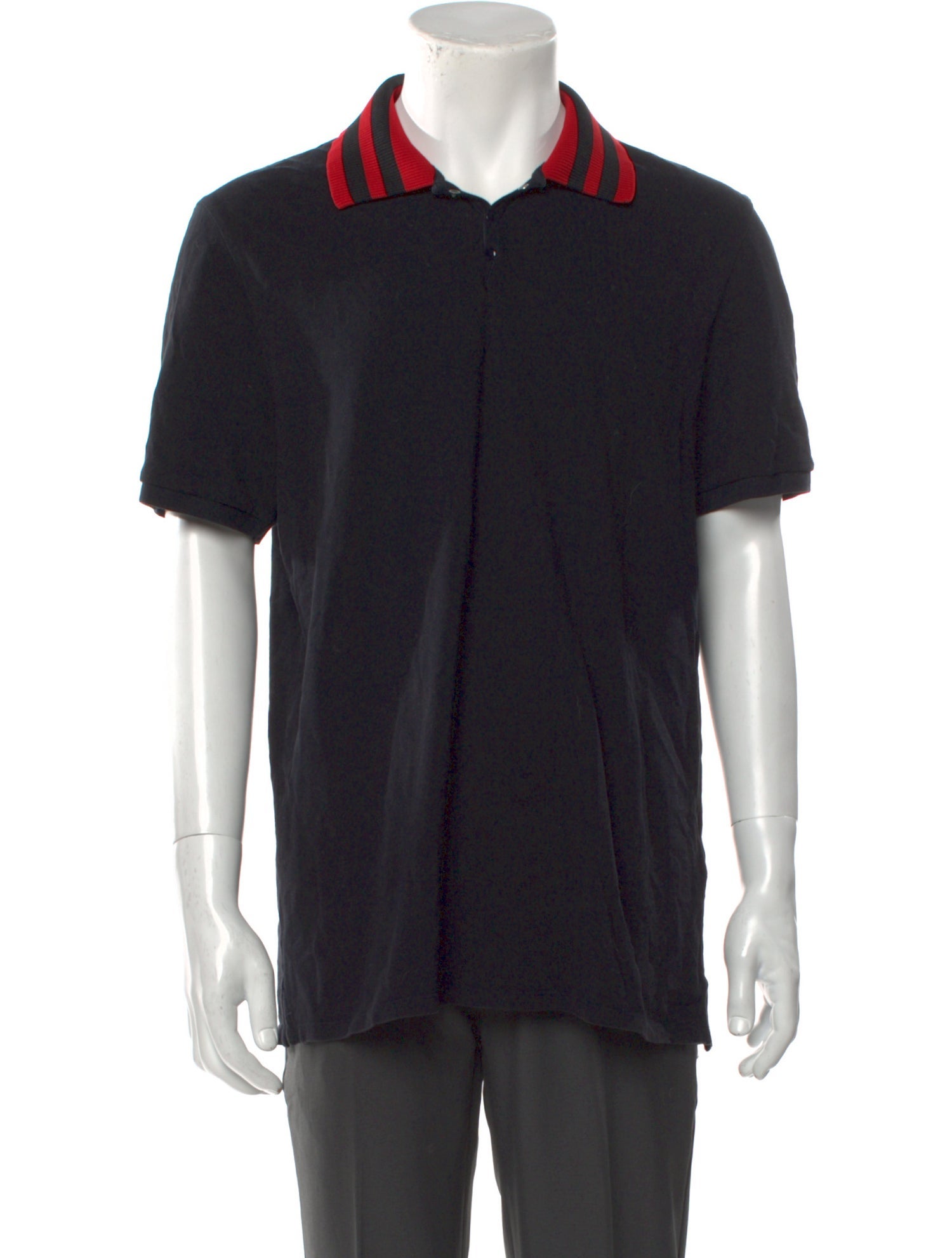 Sandro Collar Short Sleeve Polo Shirt