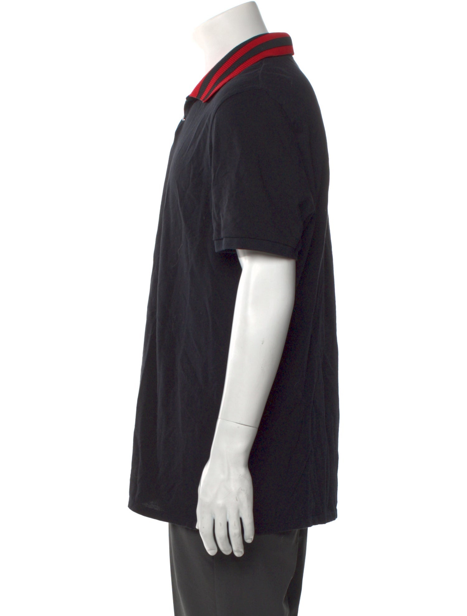 Sandro Collar Short Sleeve Polo Shirt