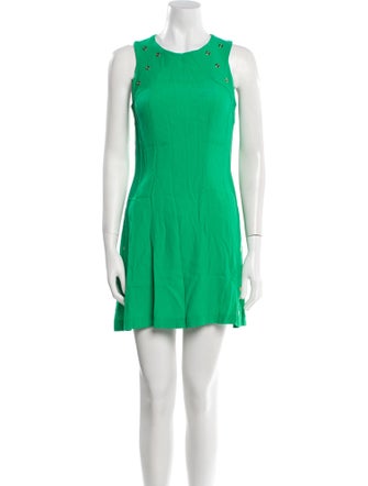 Sandro Crew Neck Mini Dress