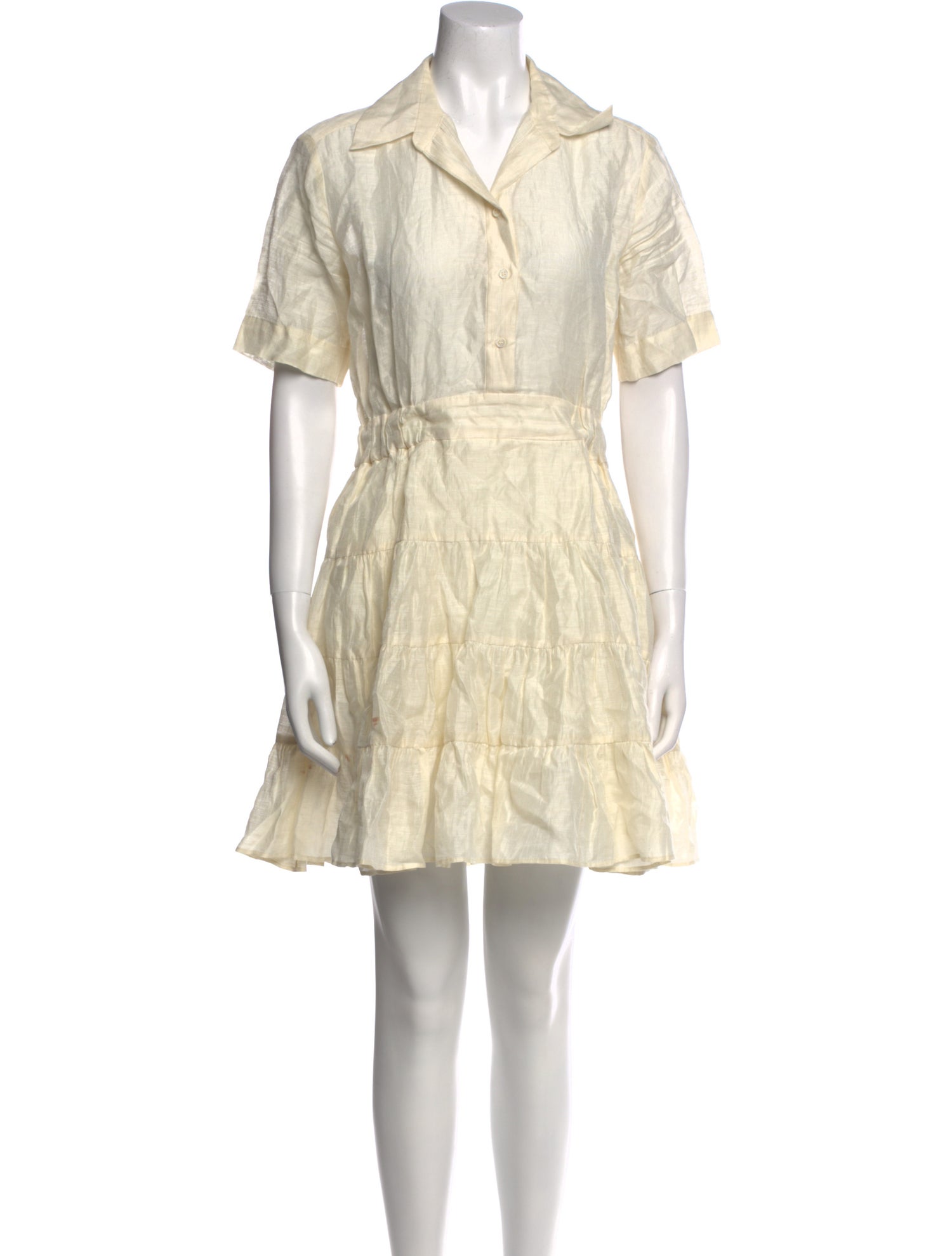 Sandro Linen Mini Dress - White Dresses, Clothing - WS2199232 | The RealReal