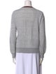 Sandro Printed Crew Neck Sweater