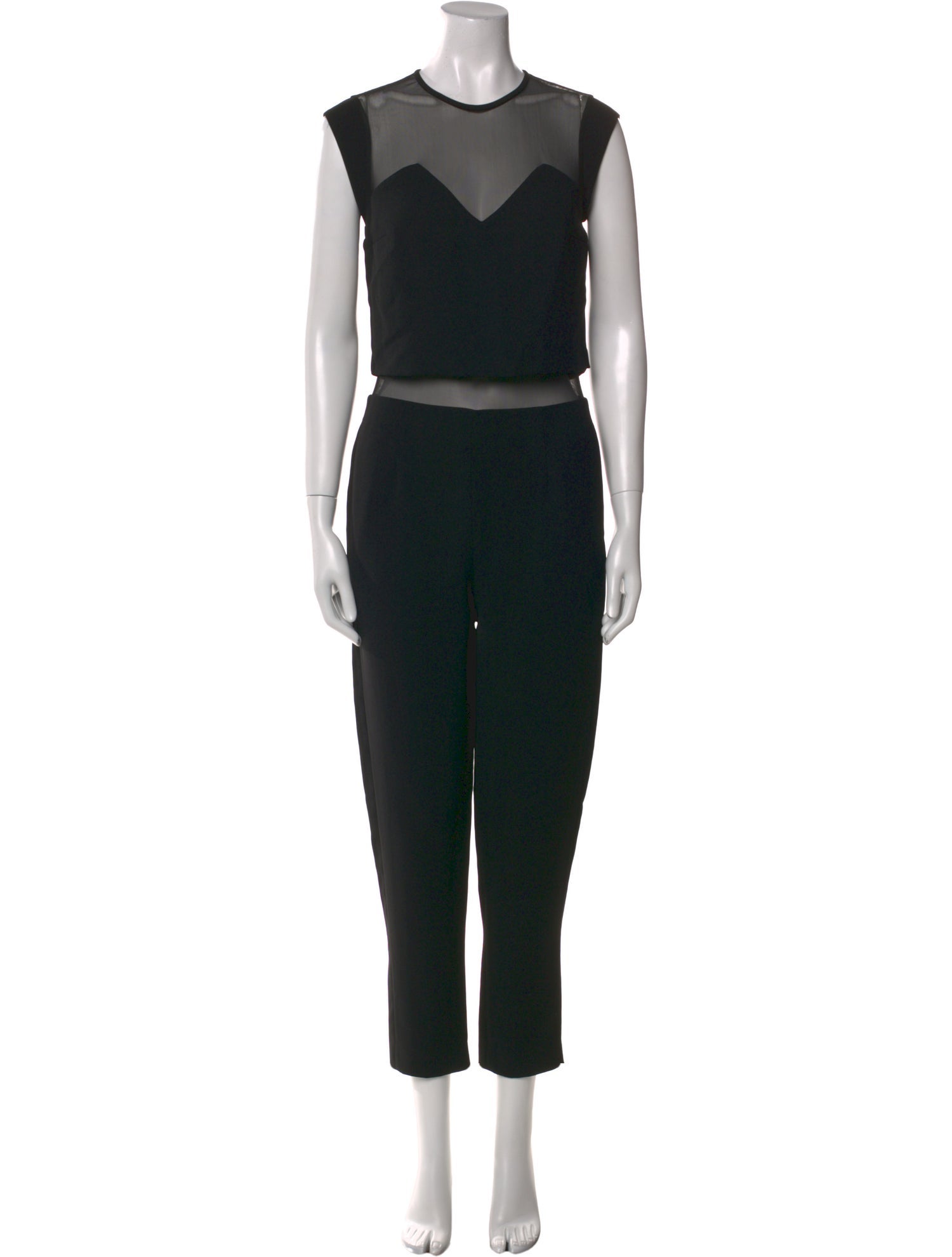 Sandro Crew Neck Jumpsuit