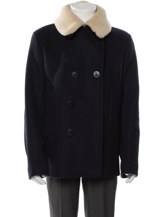 Sandro Wool Peacoat