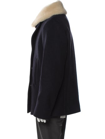Sandro Wool Peacoat
