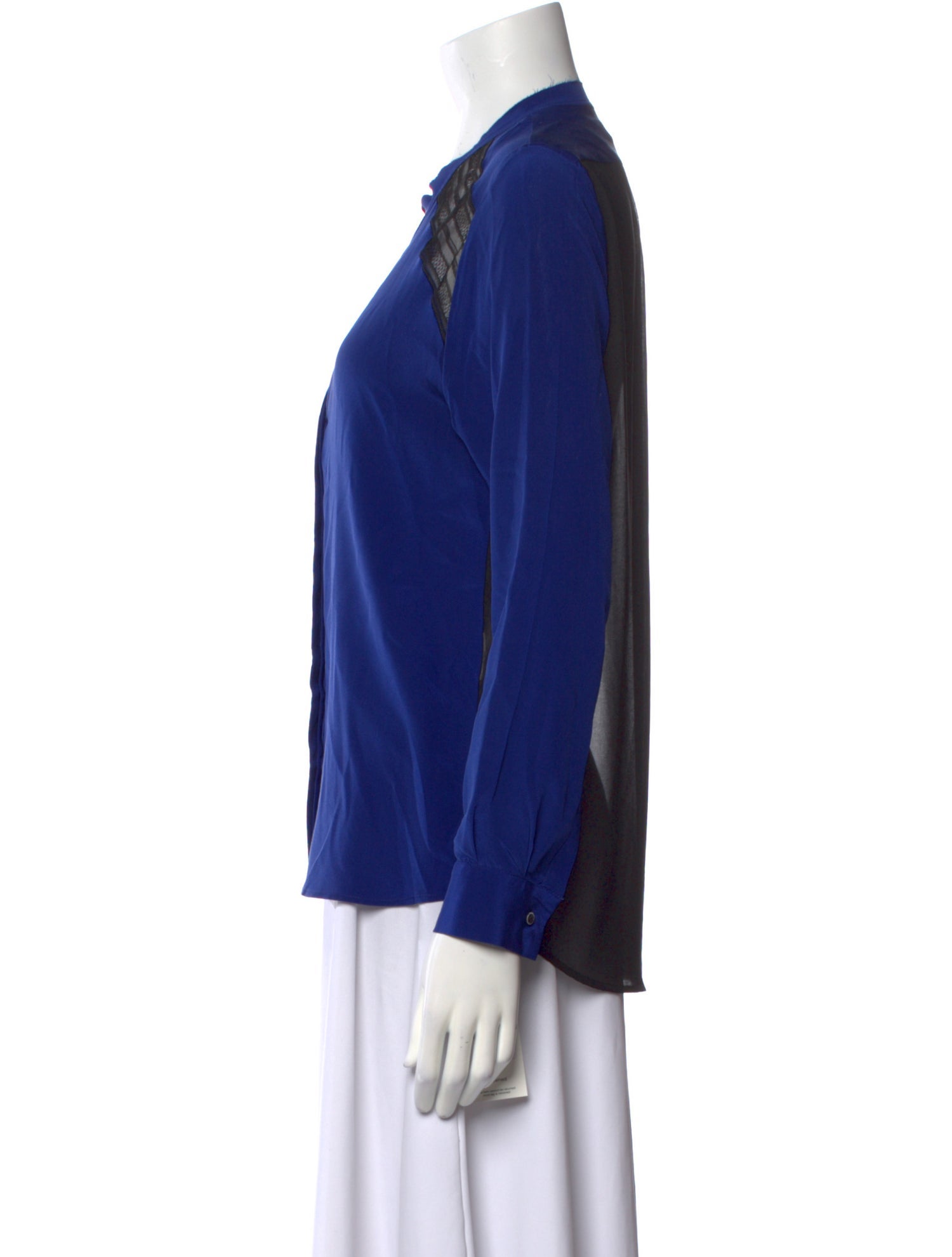 Sandro V-Neck Long Sleeve Blouse