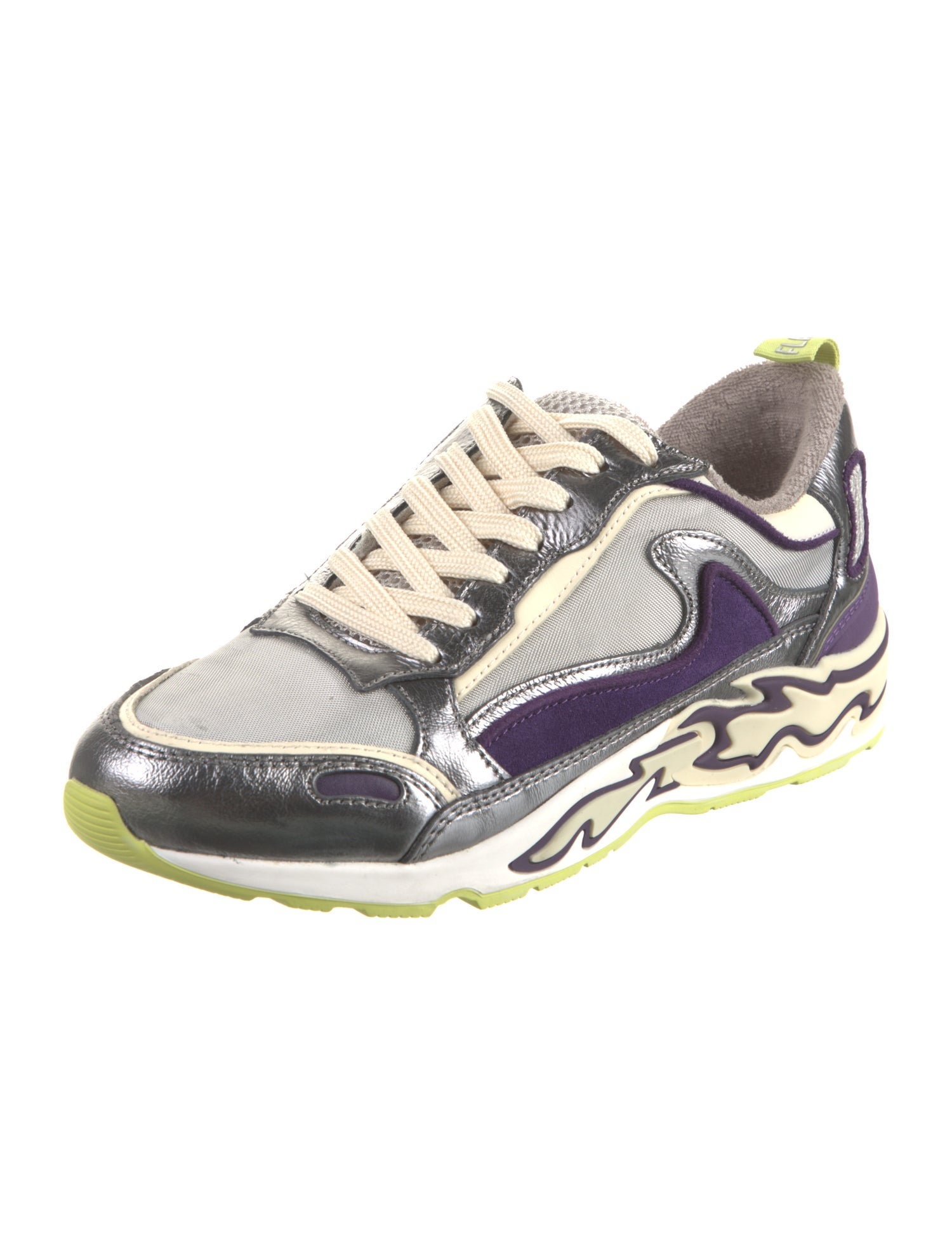 Sandro Nylon Printed Sneakers
