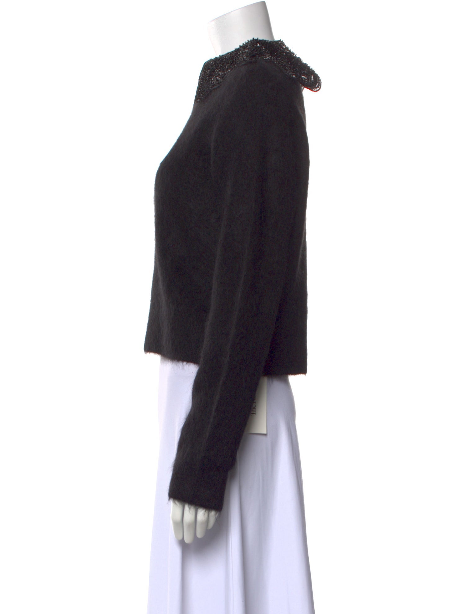 Sandro Alpaca Crew Neck Sweater