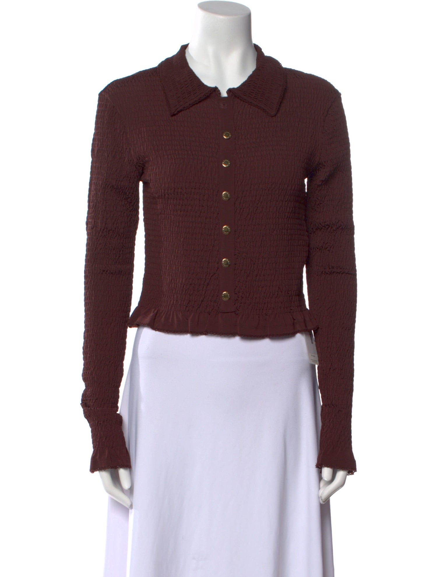 Sandro Long Sleeve Crop Top w/ Tags