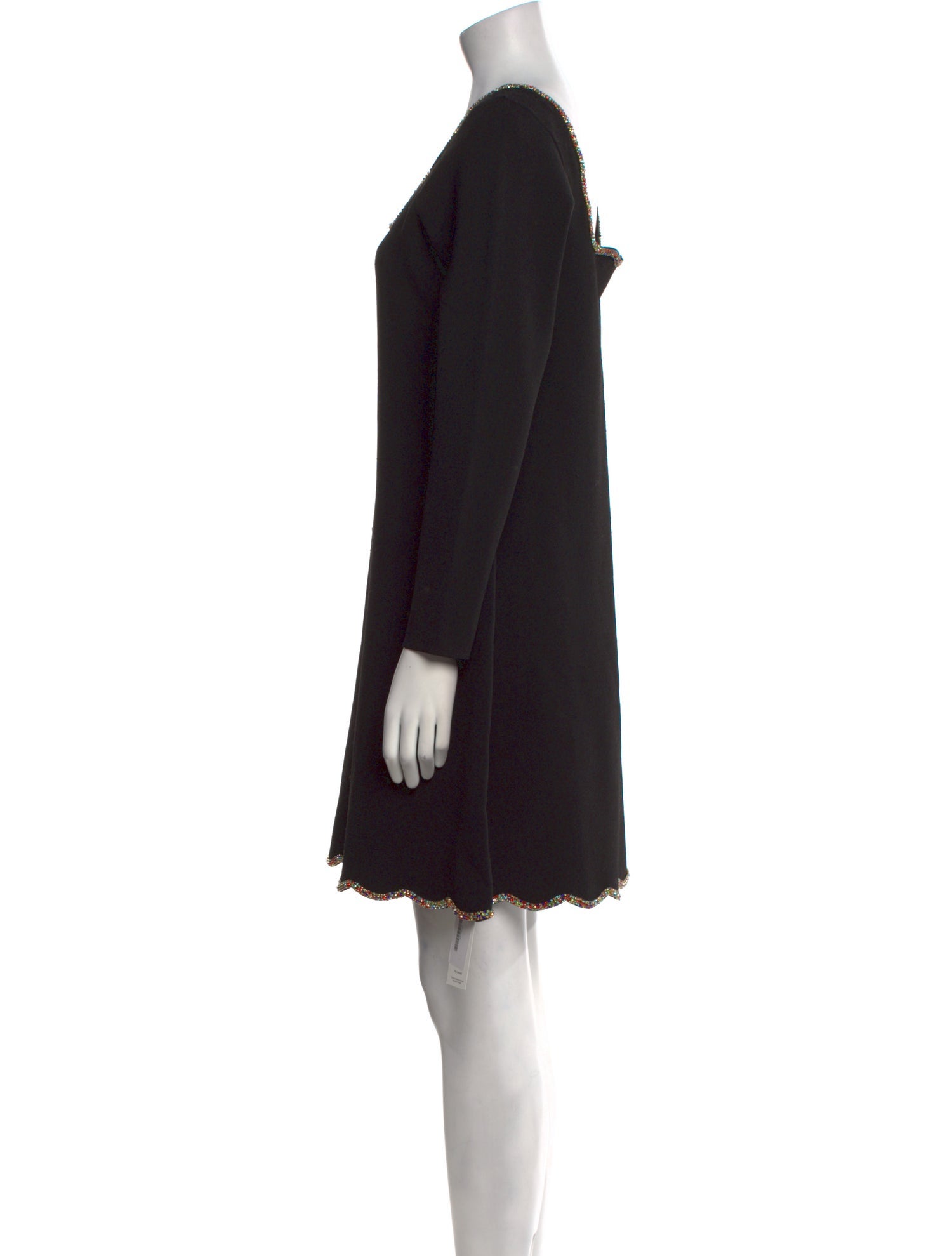 Sandro Square Neckline Mini Dress