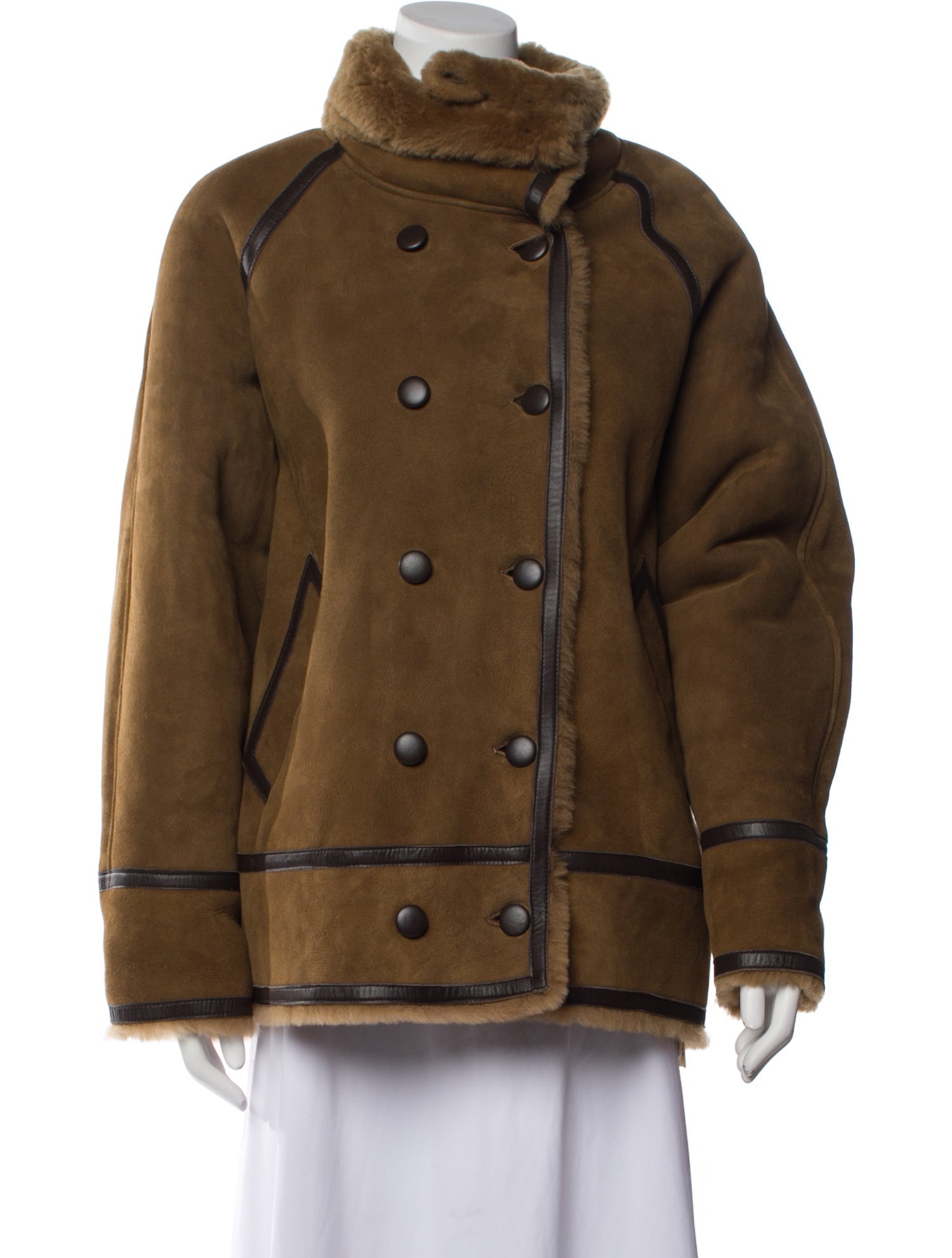 Sandro Shearling Fur Jacket