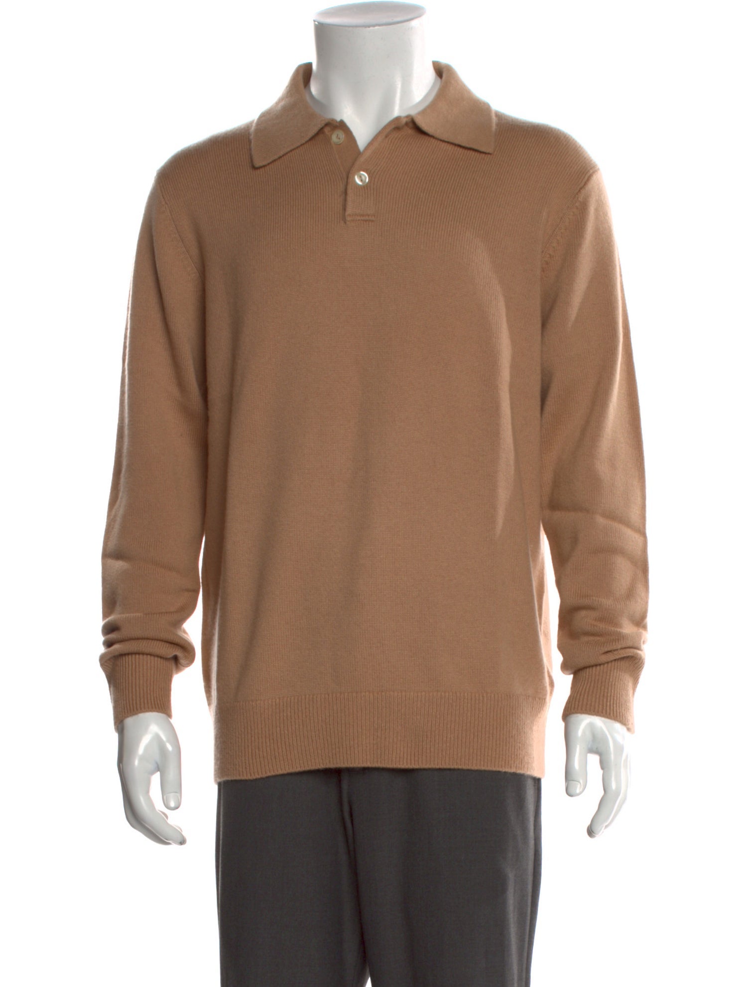 Sandro Wool Mock Neck Polo Sweater w/ Tags