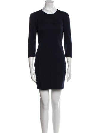 Sandro Crew Neck Mini Dress
