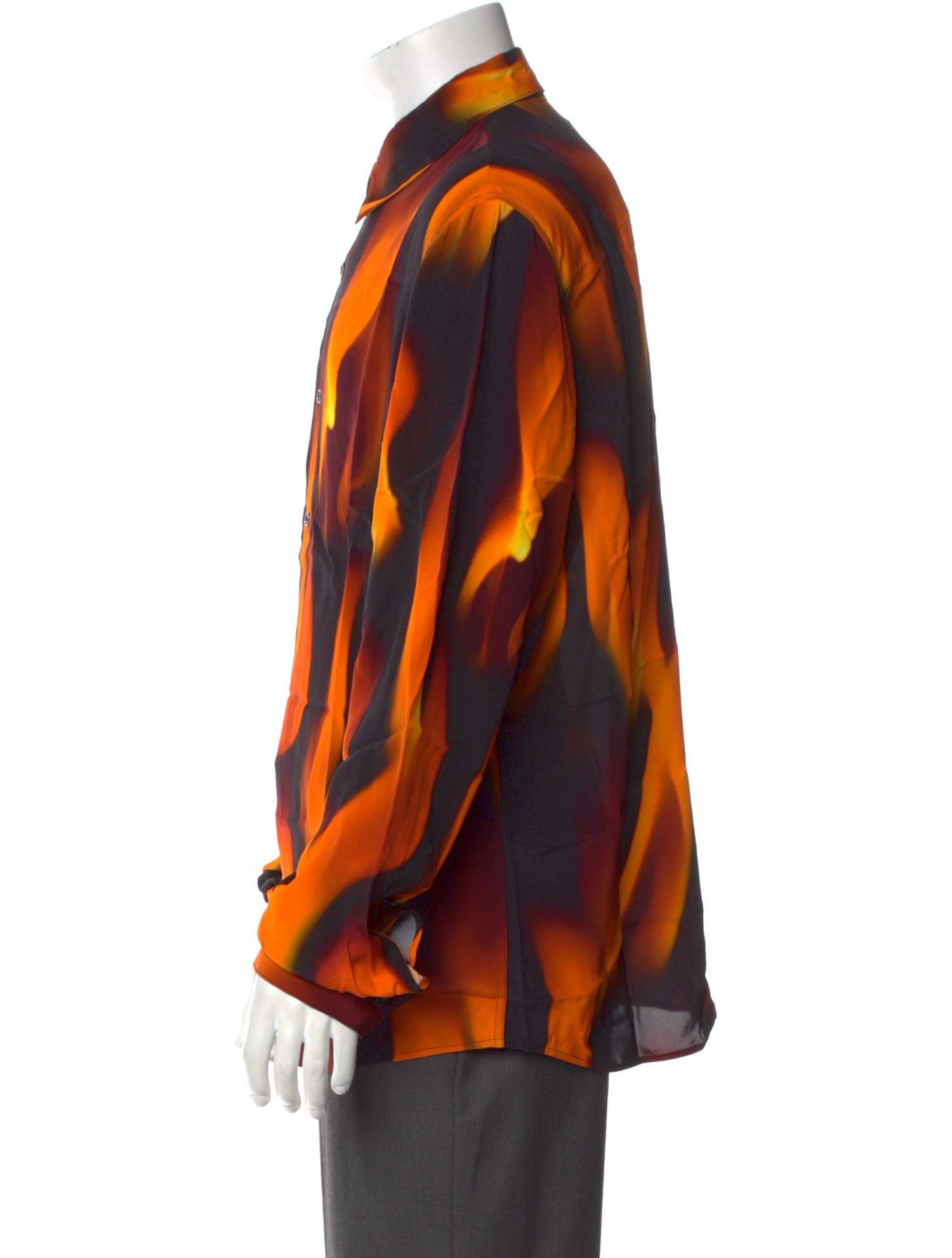 Sandro Printed Long Sleeve Shirt w/ Tags