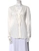 Sandro V-Neck Long Sleeve Blouse