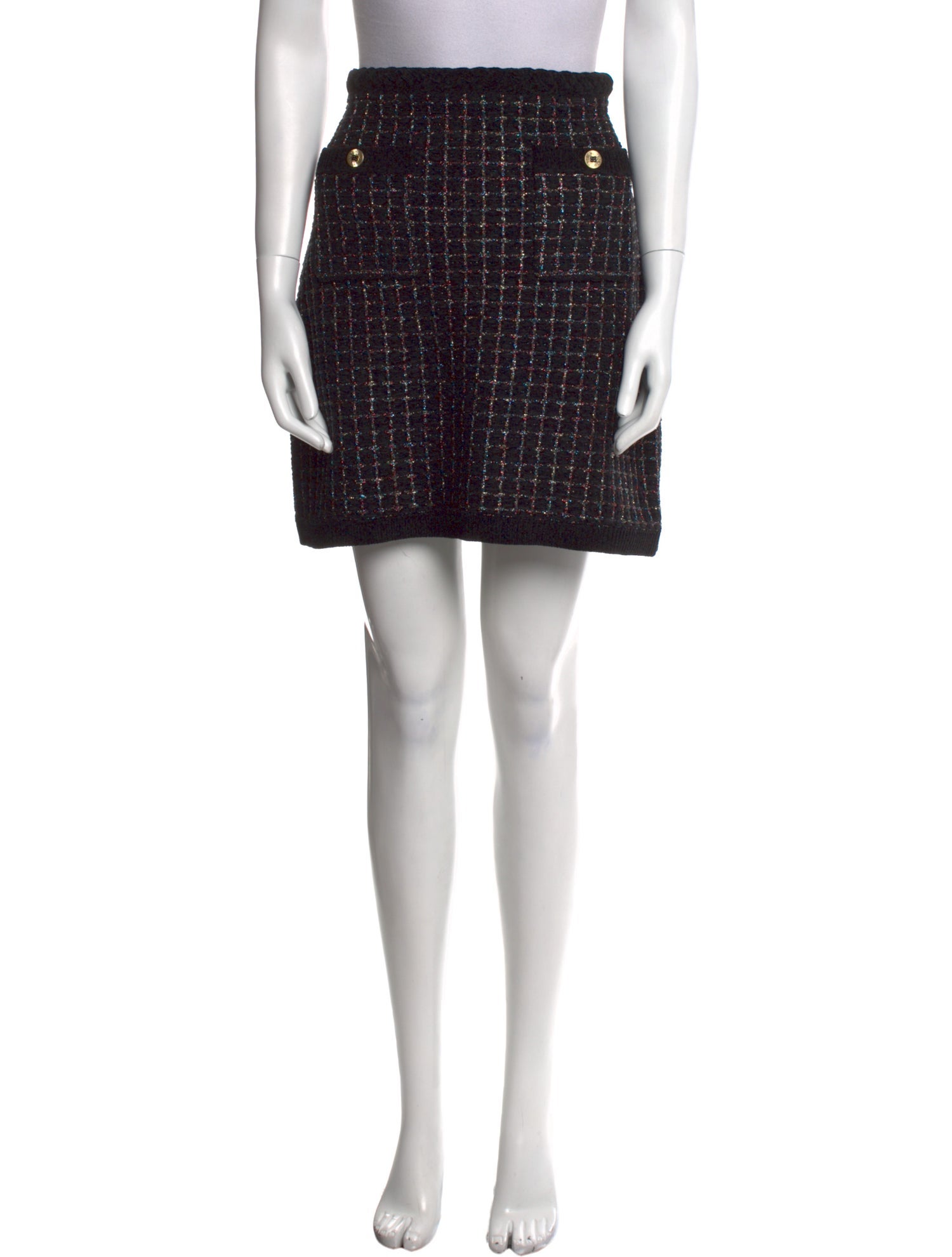 Sandro Plaid Print Mini Skirt w/ Tags