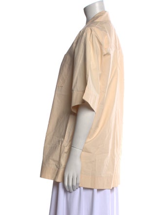 Sandro Short Sleeve Button-Up Top