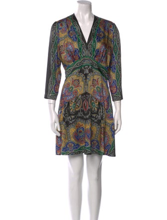 Sandro Paisley Print Mini Dress