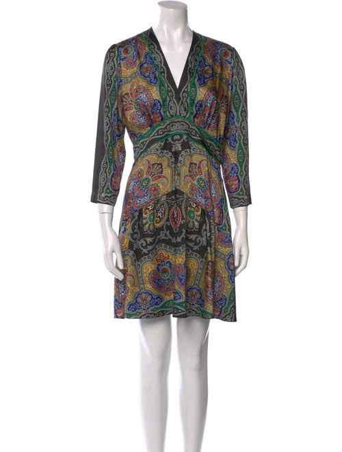 Sandro Paisley Print Mini Dress