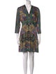 Sandro Paisley Print Mini Dress
