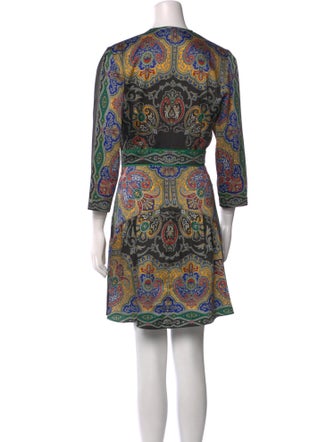 Sandro Paisley Print Mini Dress