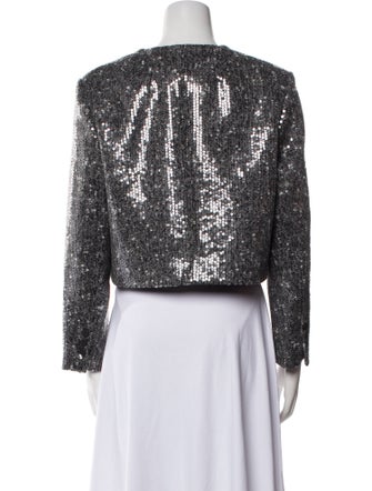 Sandro Tweed Pattern Evening Jacket