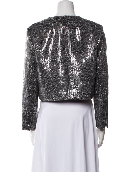 Sandro Tweed Pattern Evening Jacket