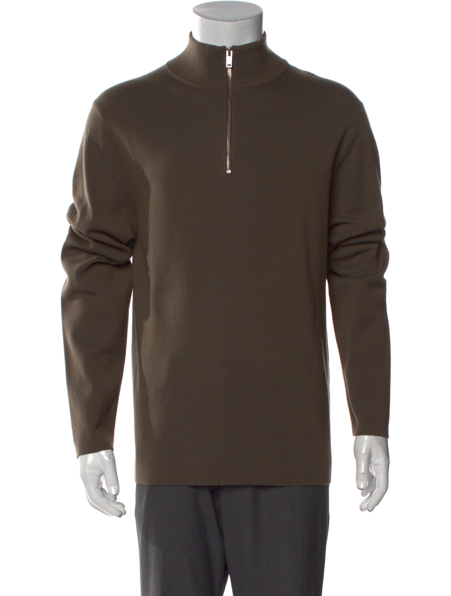 Sandro Wool Mock Neck Pullover