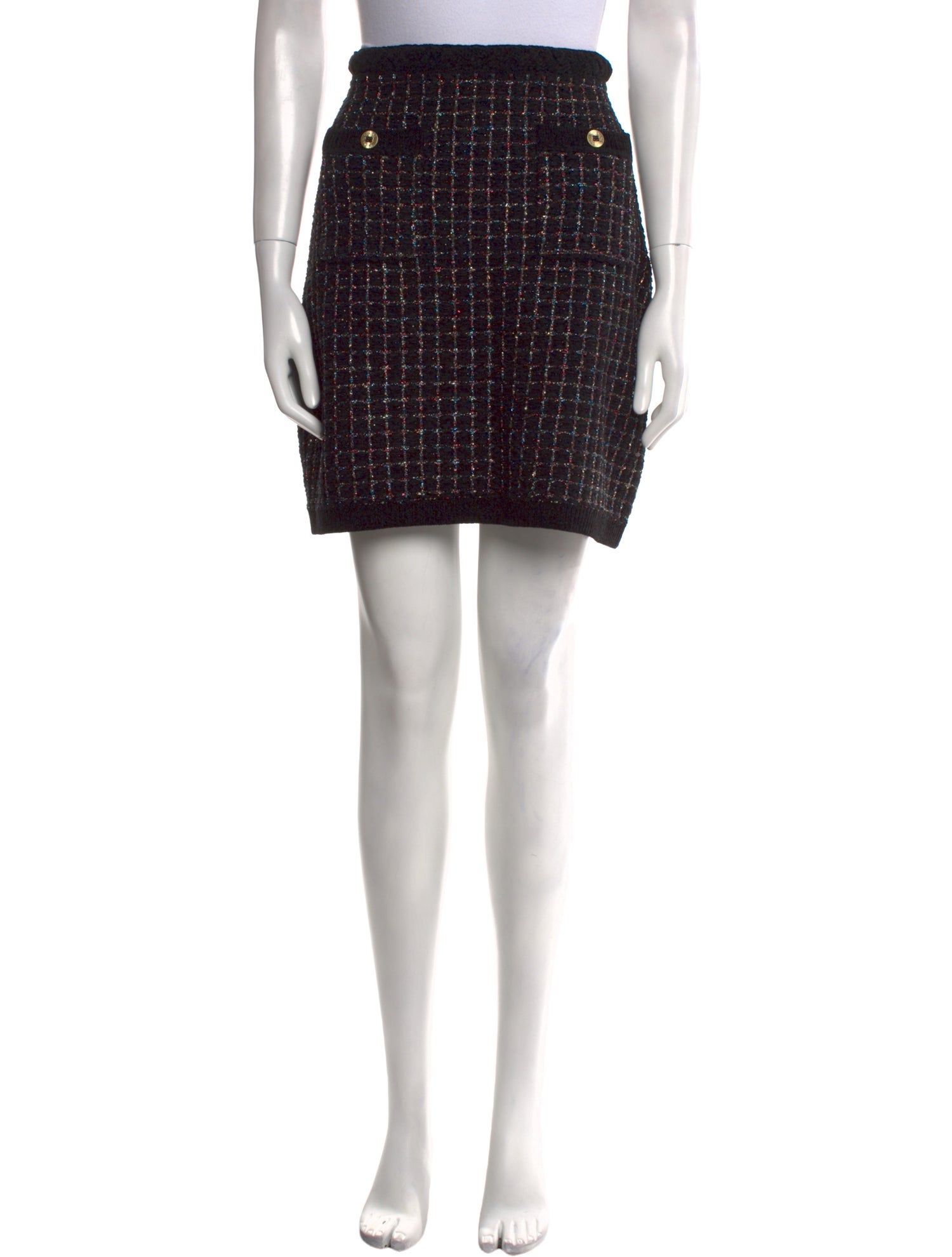 Sandro Plaid Print Mini Skirt w/ Tags