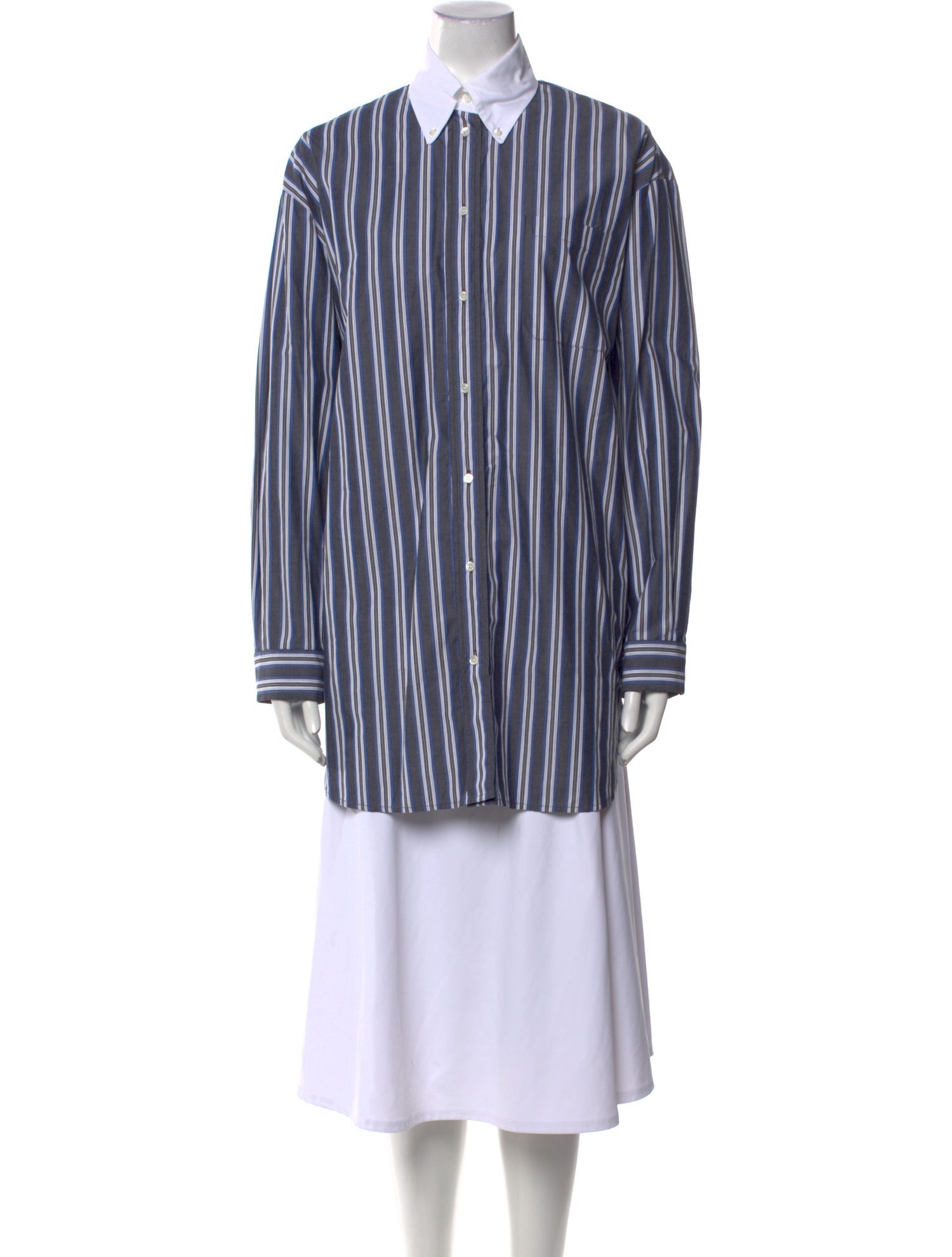 Sandro Striped Long Sleeve Tunic w/ Tags