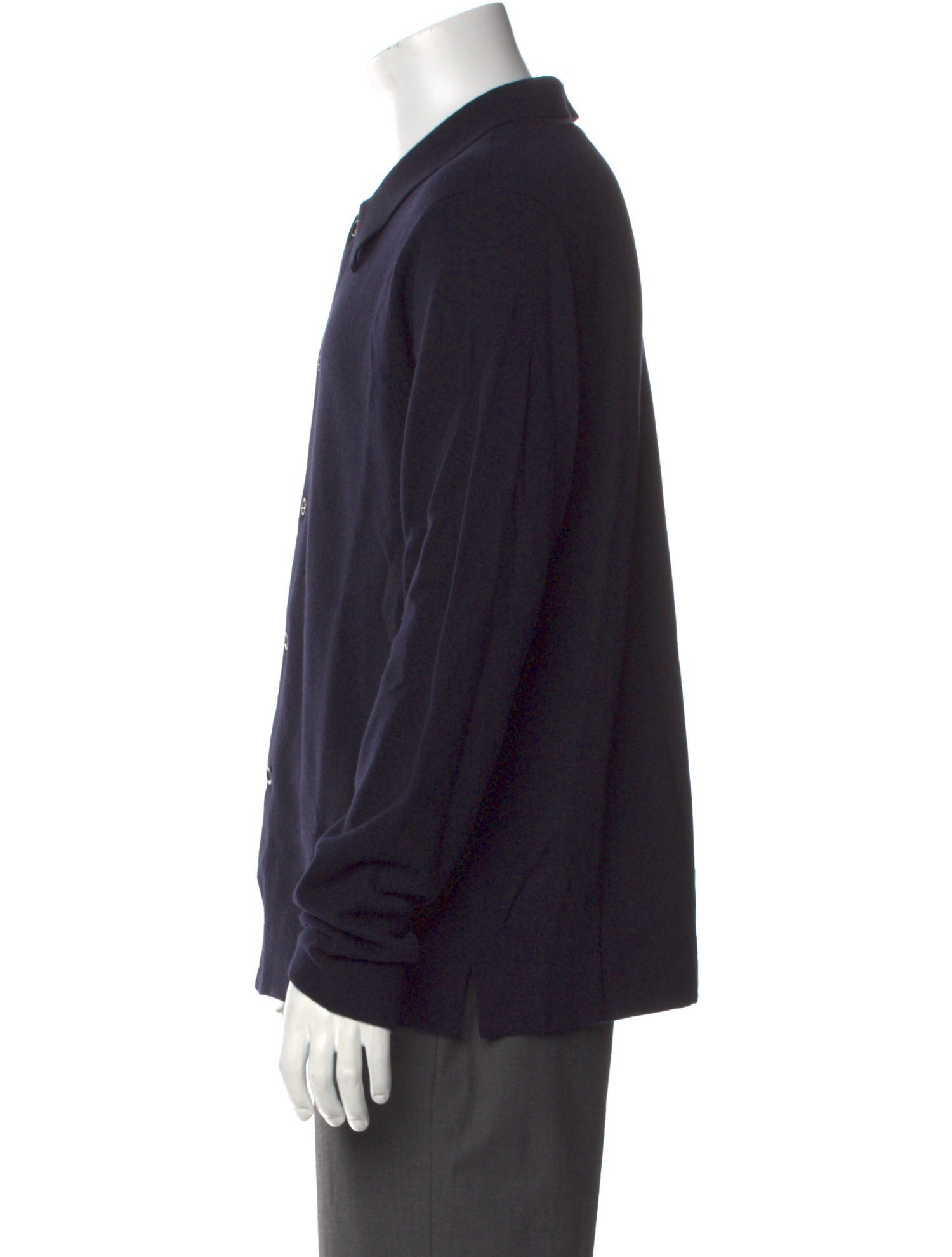 Sandro Wool Crew Neck Cardigan