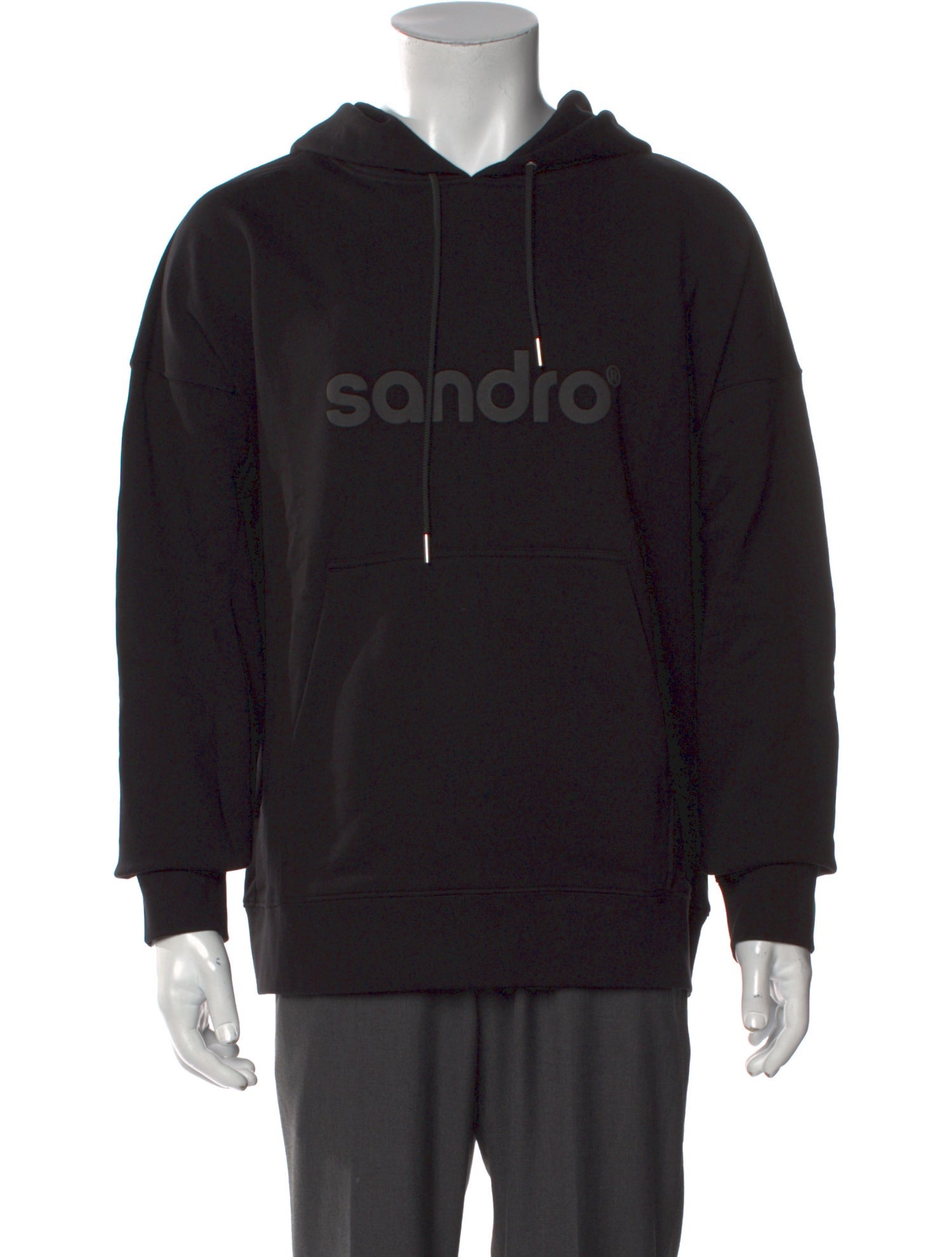 Sandro Graphic Print Crew Neck Hoodie