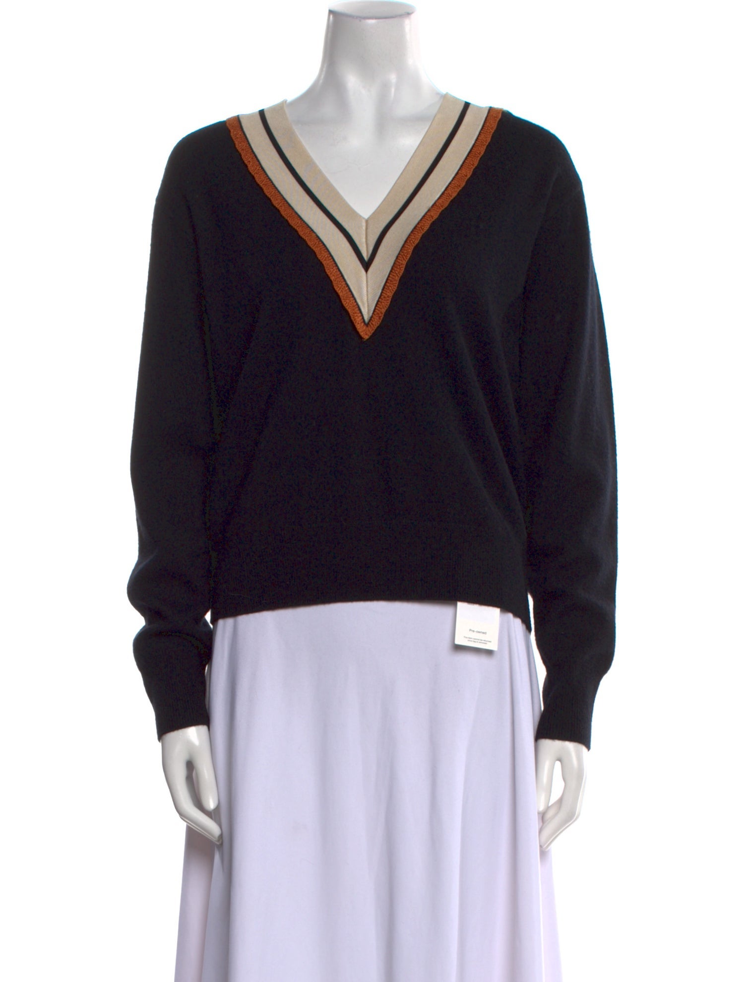 Sandro Wool Colorblock Pattern Sweater