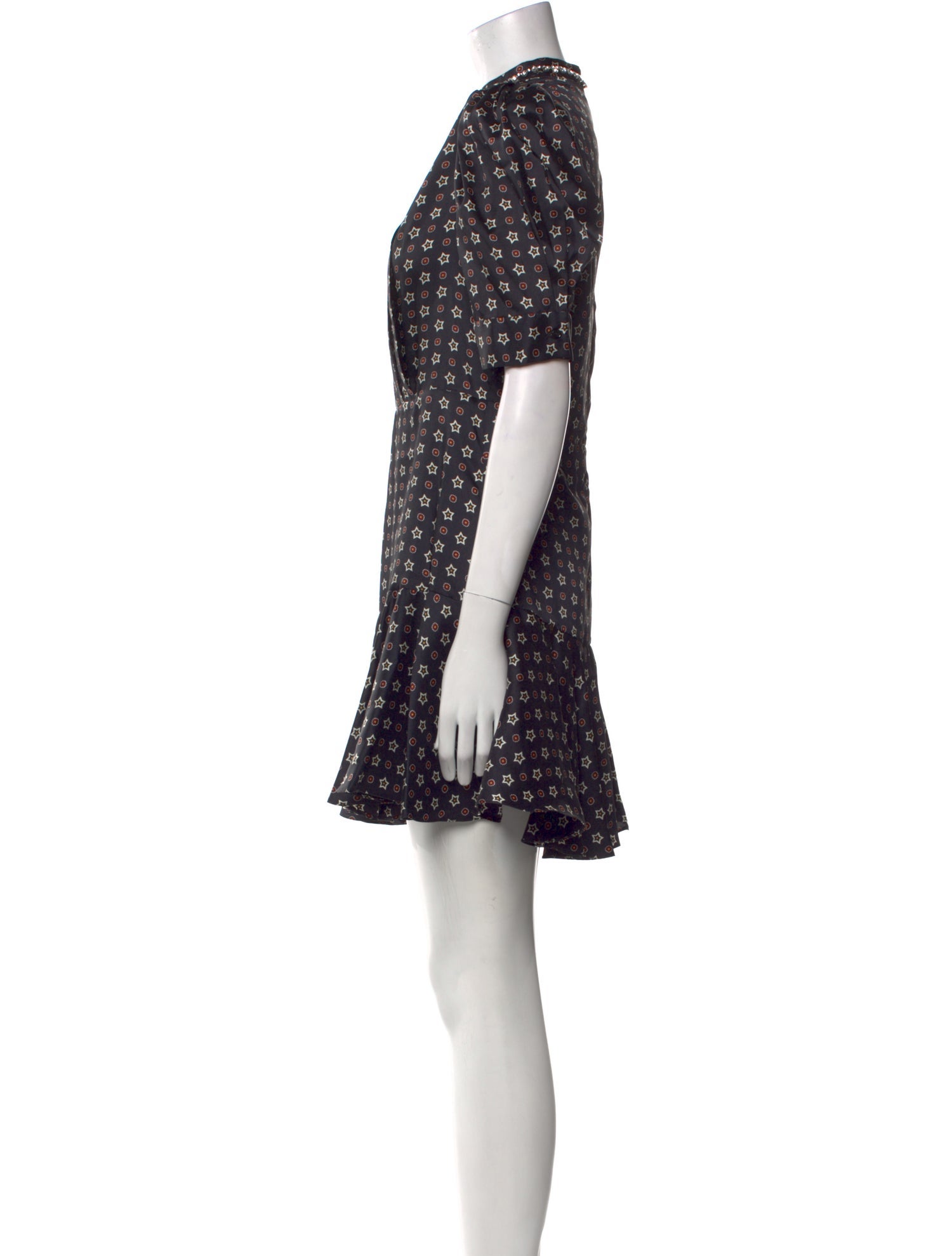 Sandro Floral Print Mini Dress w/ Tags