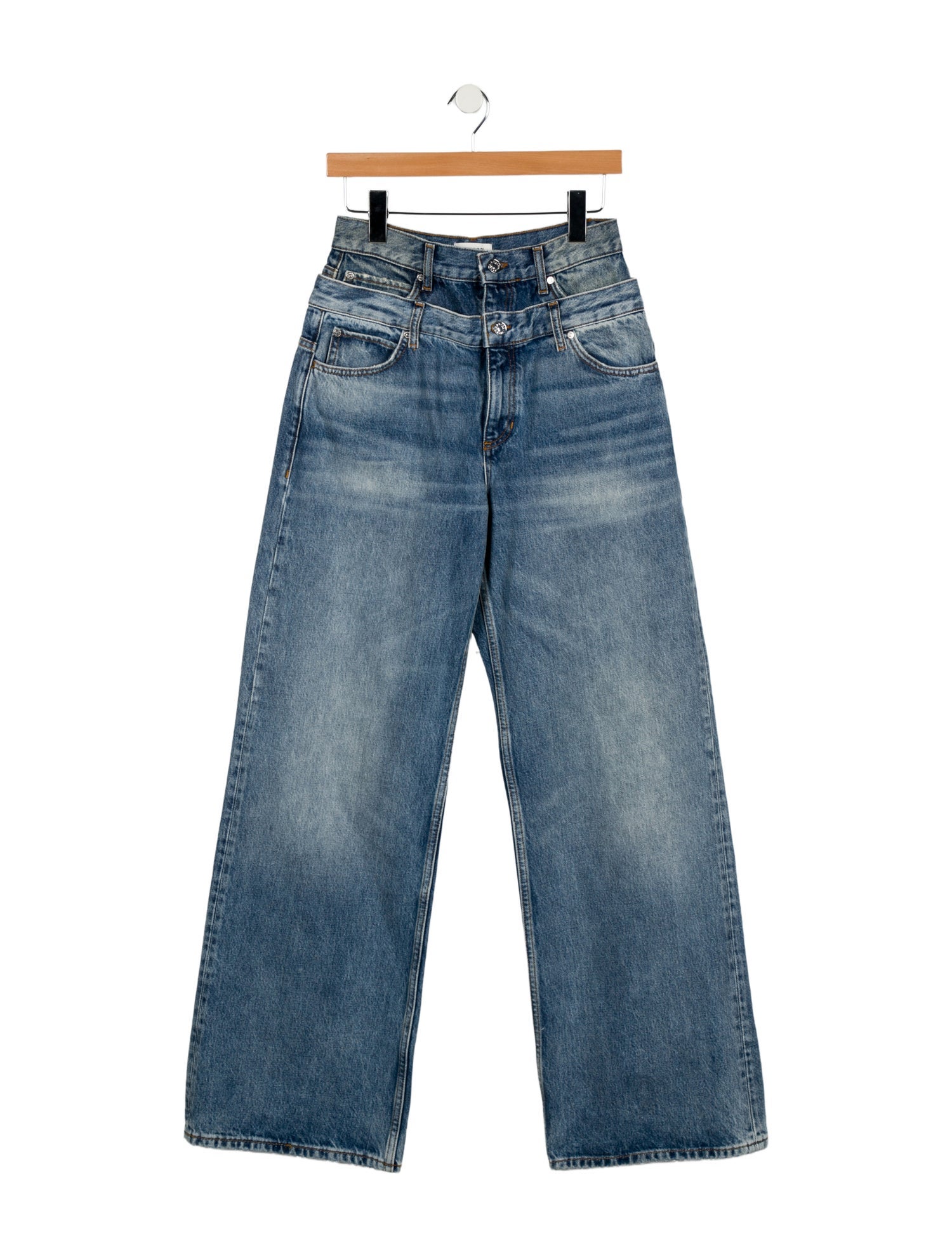Sandro High-Rise Wide Leg Jeans