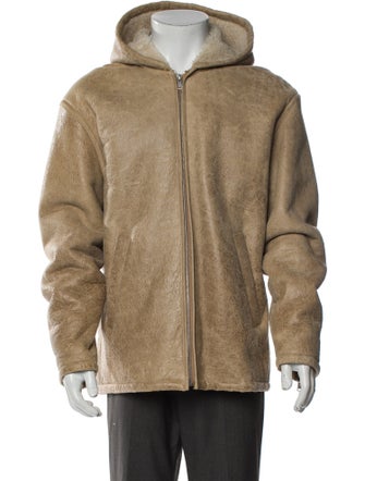 Sandro Shearling Parka