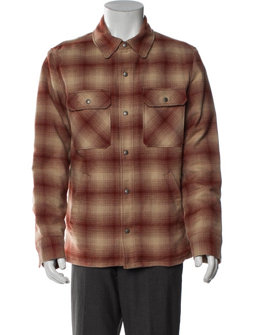Sandro Plaid Print Jacket