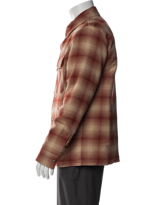 Sandro Plaid Print Jacket
