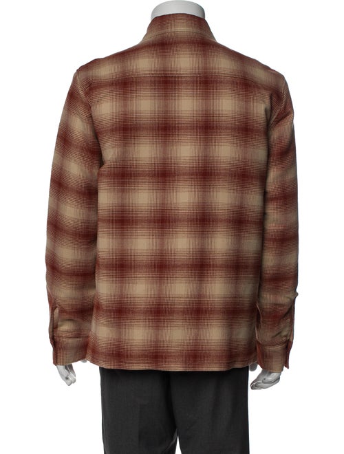 Sandro Plaid Print Jacket