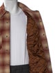 Sandro Plaid Print Jacket