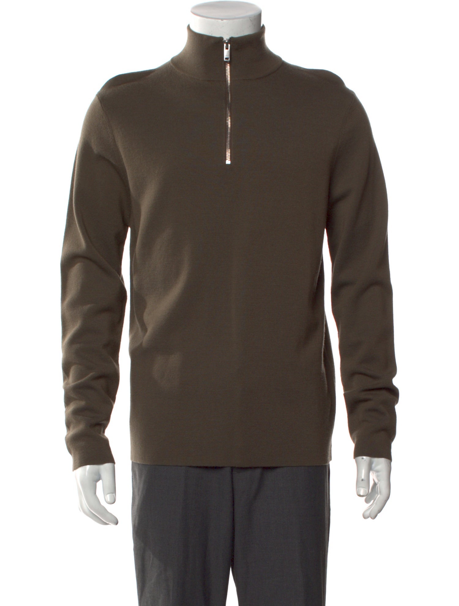 Sandro Wool Mock Neck Pullover