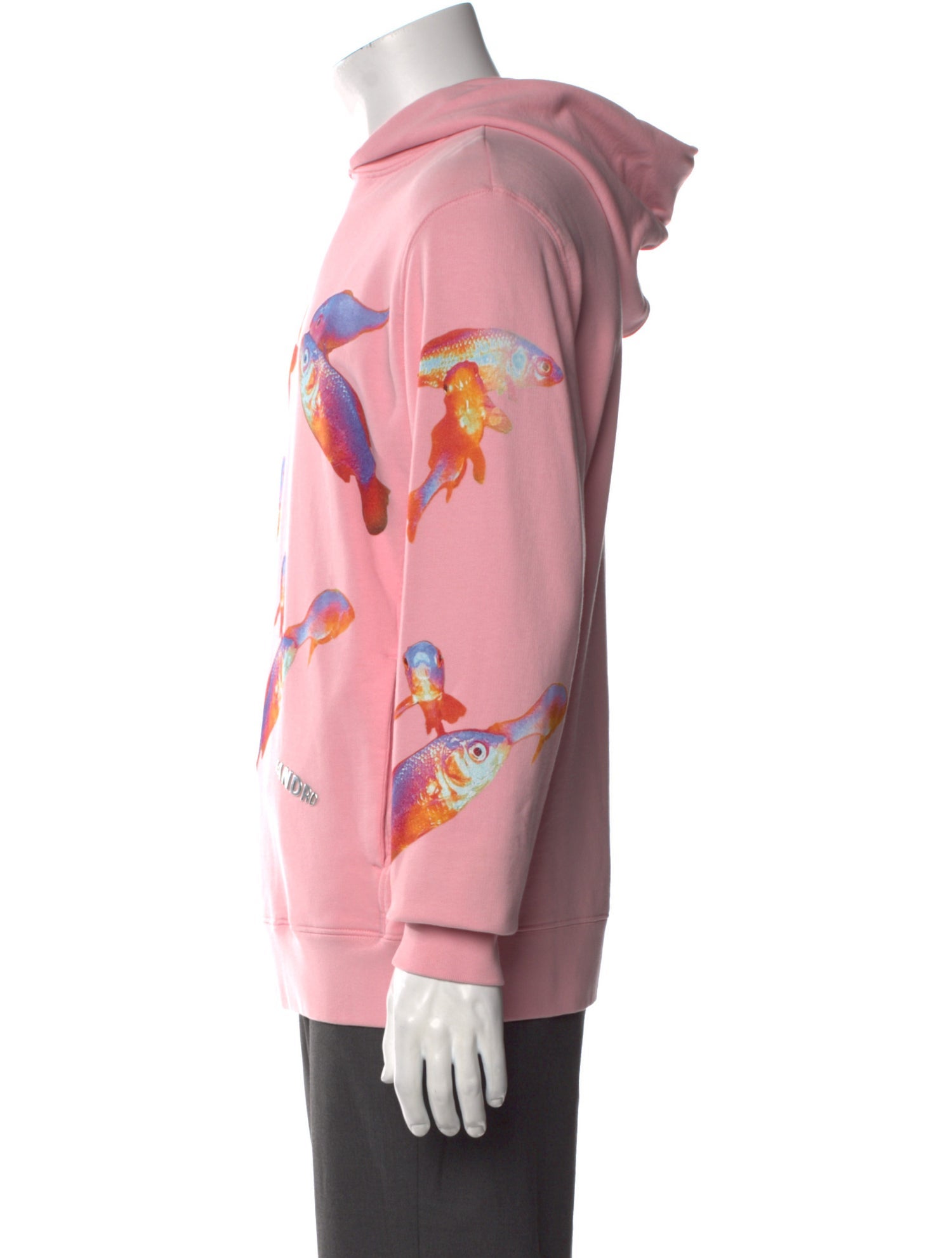 Sandro Graphic Print Crew Neck Hoodie