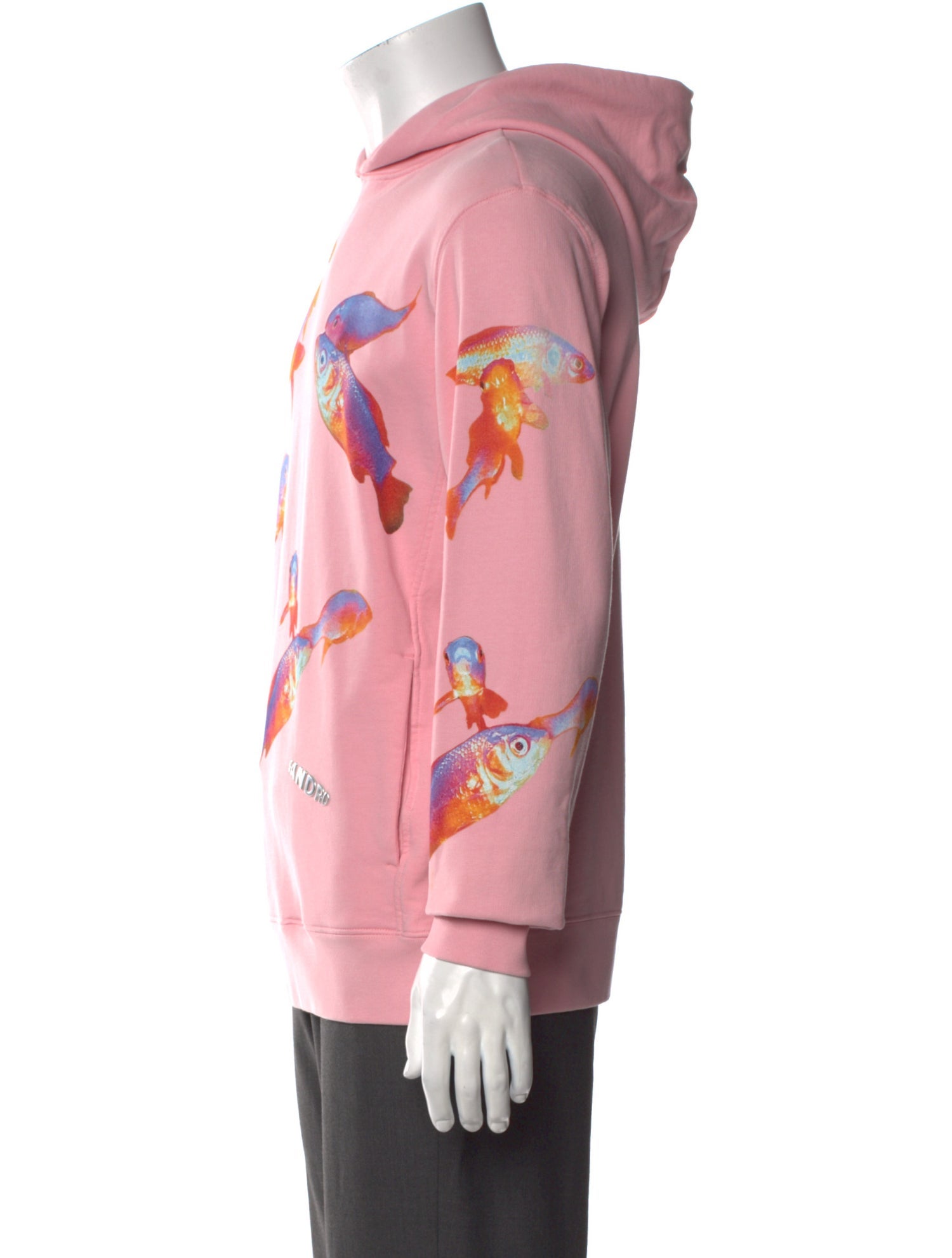 Sandro Graphic Print Crew Neck Hoodie