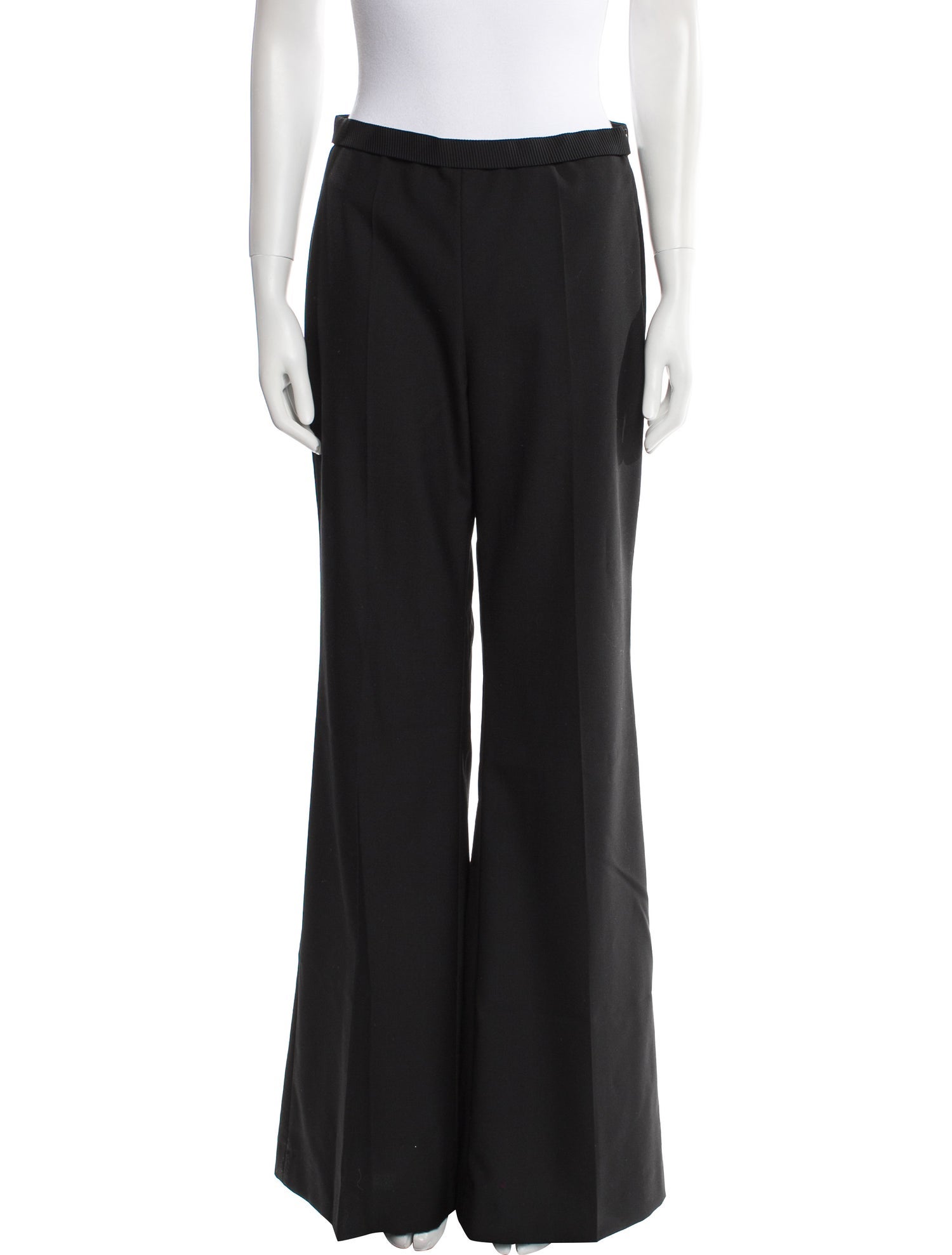 Sandro Wool Wide Leg Pants