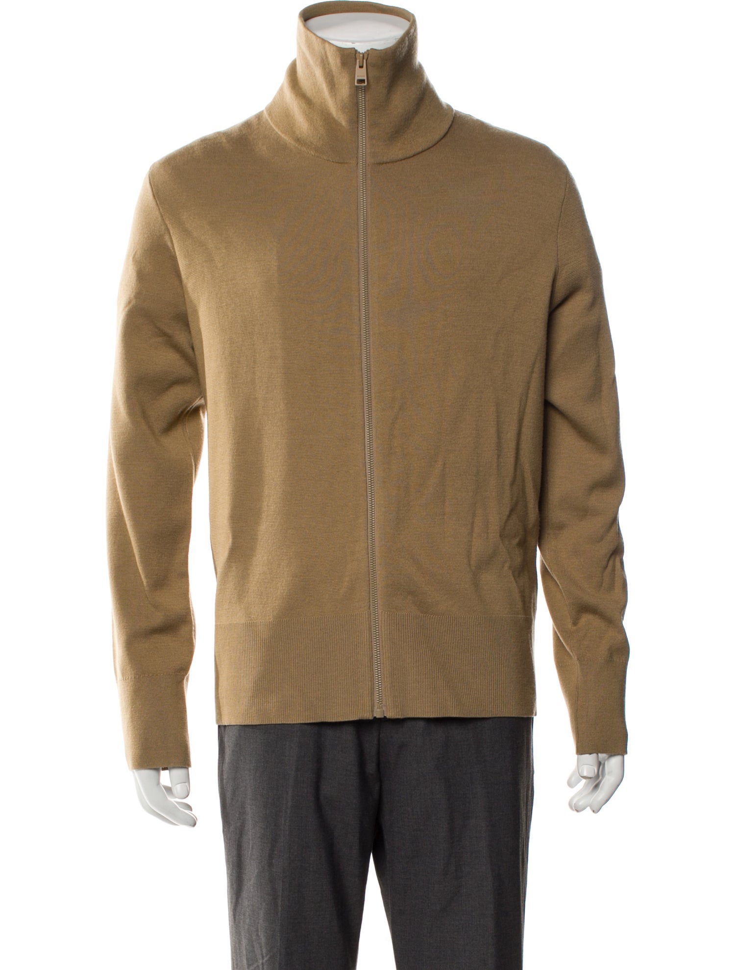 Sandro Wool Turtleneck Cardigan