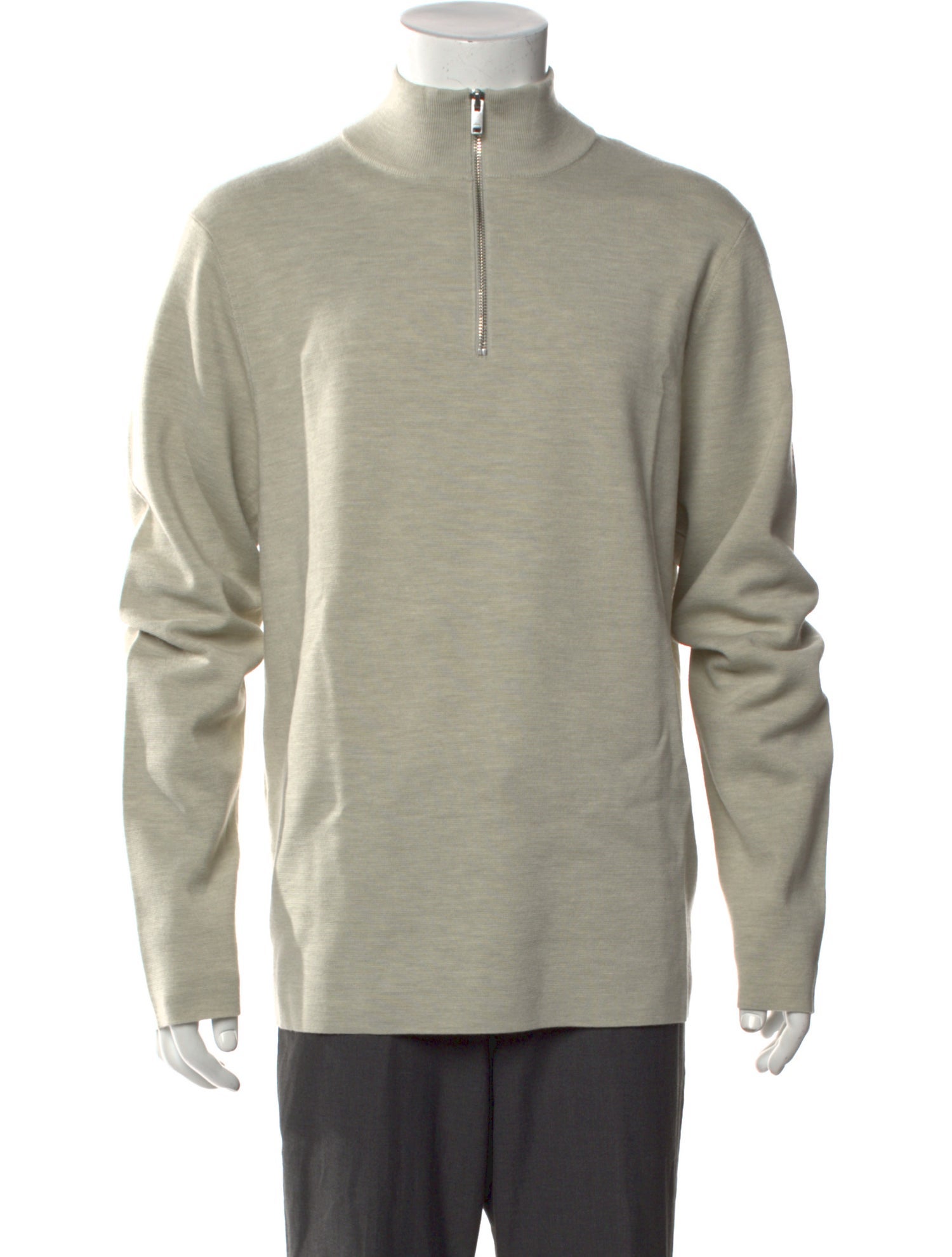 Sandro Wool Mock Neck Pullover