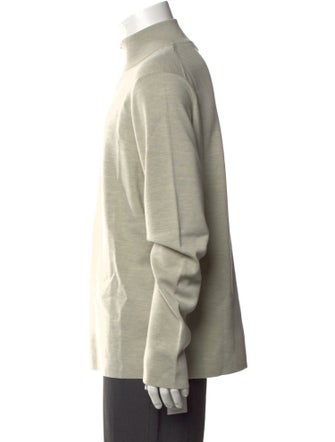 Sandro Wool Mock Neck Pullover