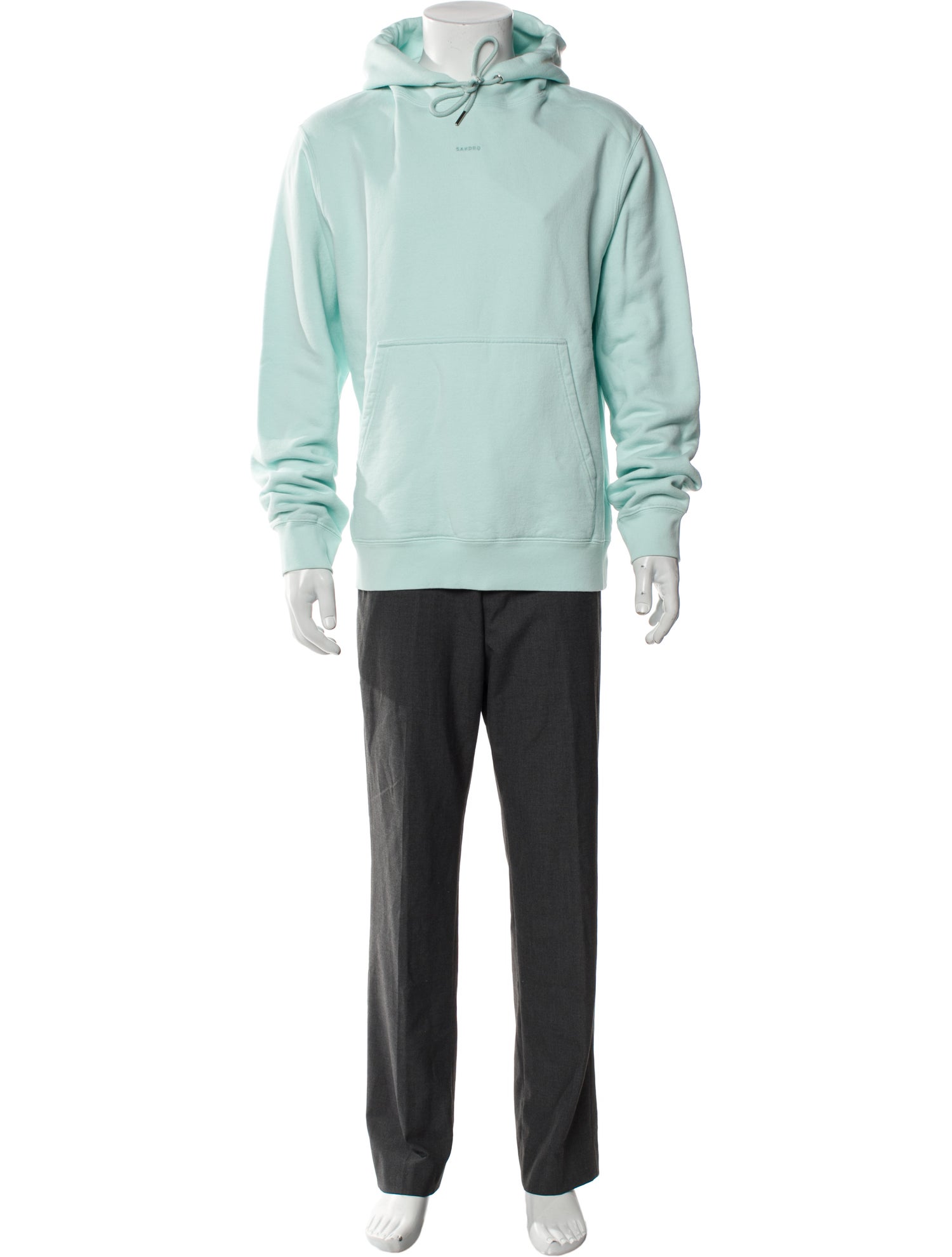 Sandro Crew Neck Long Sleeve Hoodie