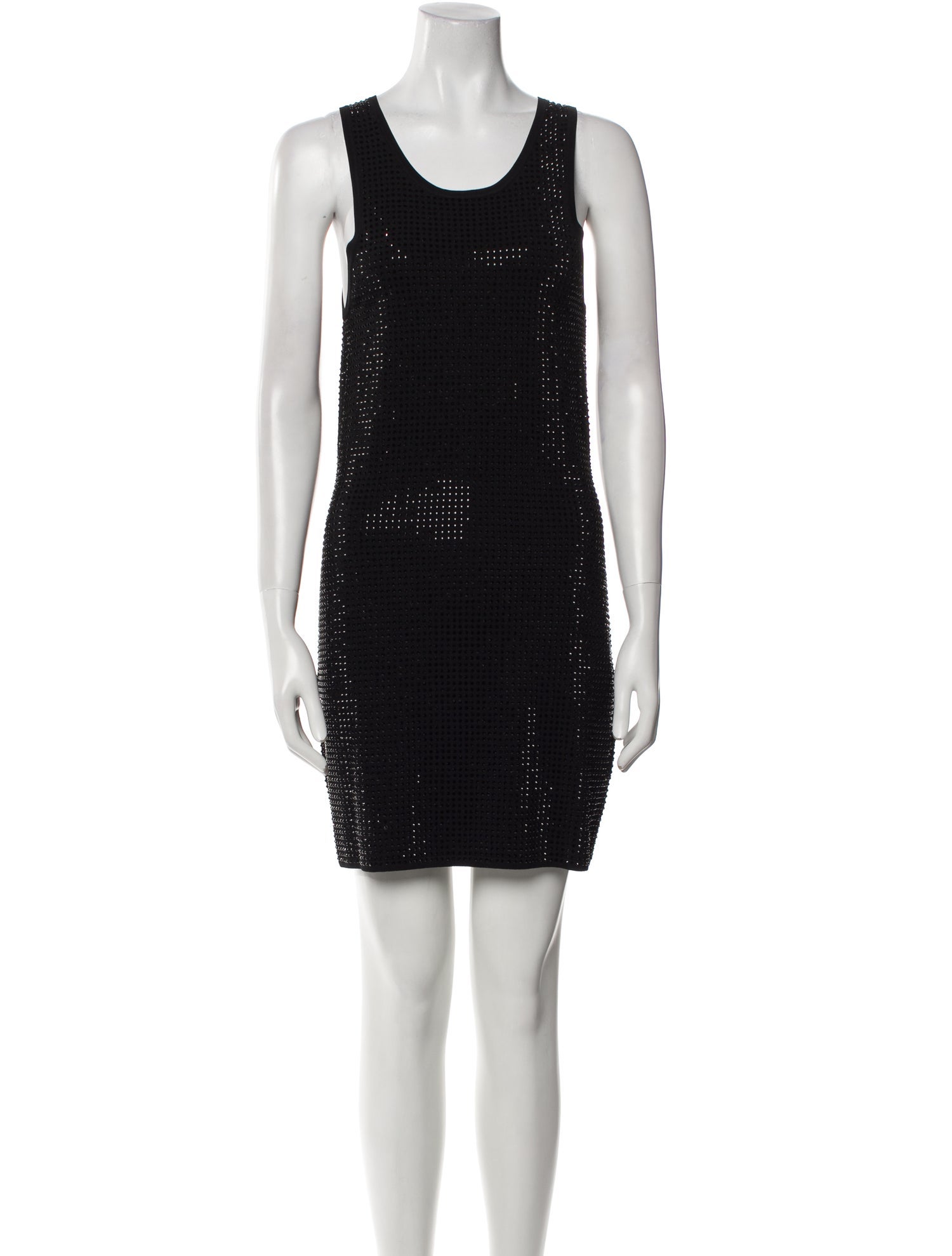 Sandro Scoop Neck Mini Dress w/ Tags - Black Dresses, Clothing - WS2199932  | The RealReal