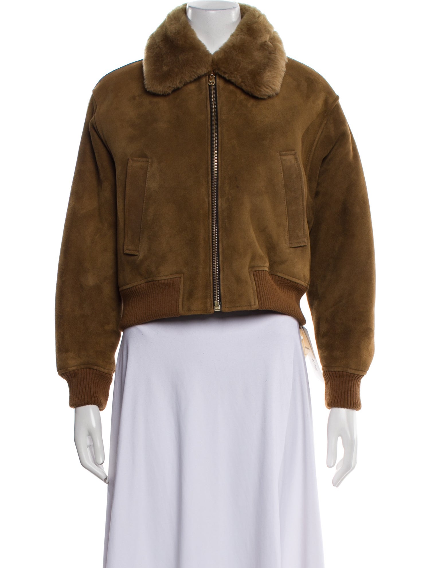 Sandro Shearling Fur Jacket