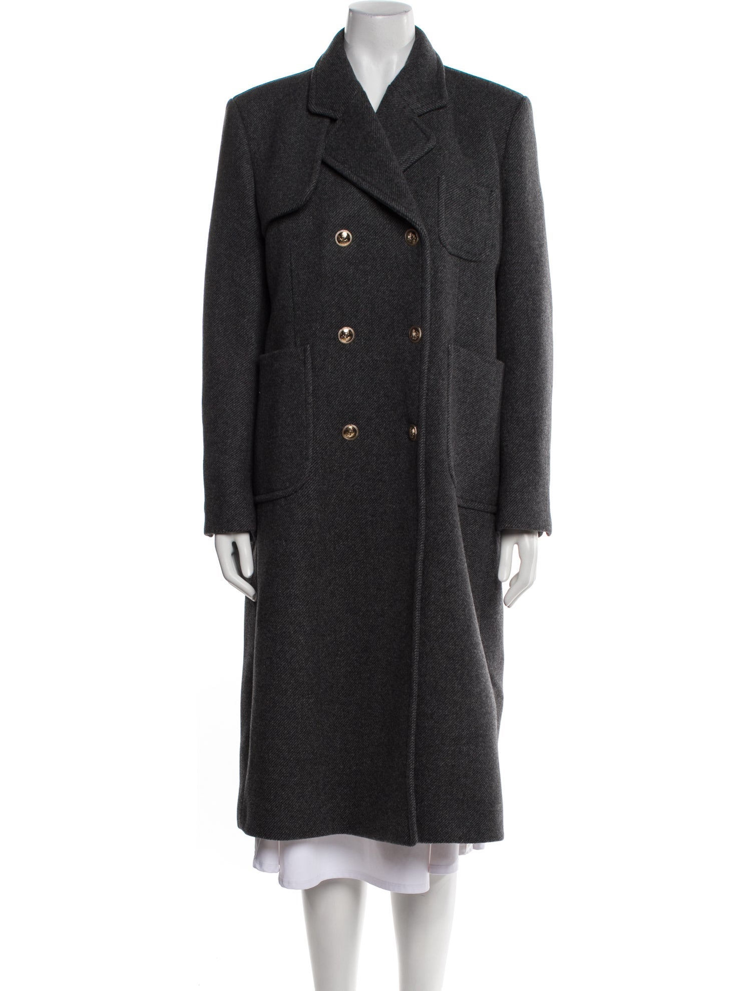 Sandro Wool Peacoat